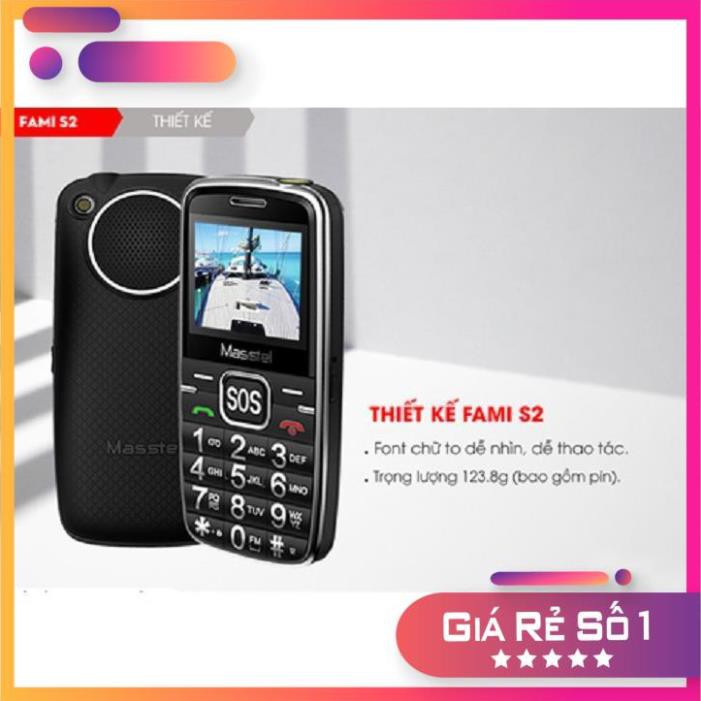💥 Free Ship💥Điện thoại Người Già Masstel Fami S2 Loa To, Chữ To | BigBuy360 - bigbuy360.vn