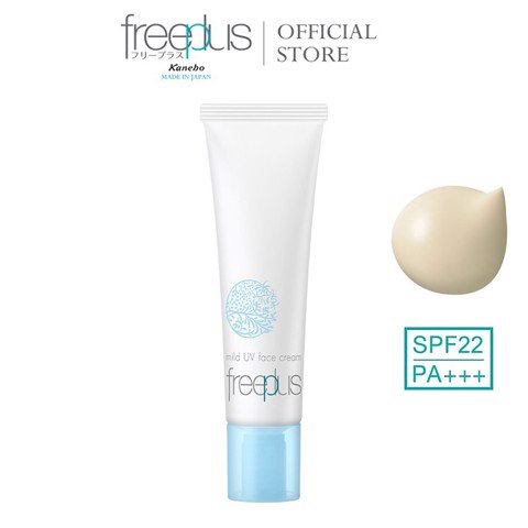 Kem Chống Nắng Lót Trang Điểm Dưỡng Ẩm Dịu Nhẹ (hạt Ý dĩ, cam thảo, tía tô xanh) Freeplus Mild UV Face Cream SPF22 PA+++