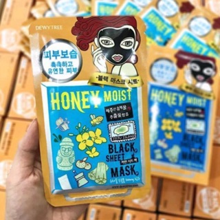 Mặt nạ giấy Dewytree Black Mask và Honey Moist