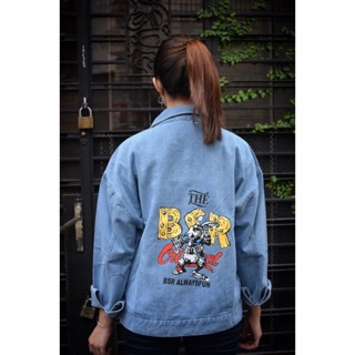 Áo khoác jeans lưng sau cool ngầu #2 màu