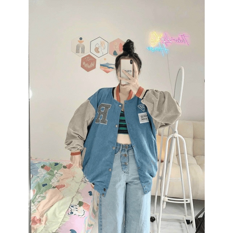 ÁO KHOÁC UNISEX FORM RỘNG BMOLAB PHONG CÁCH HÀN QUỐC MẪU MỚI CỰC HOT