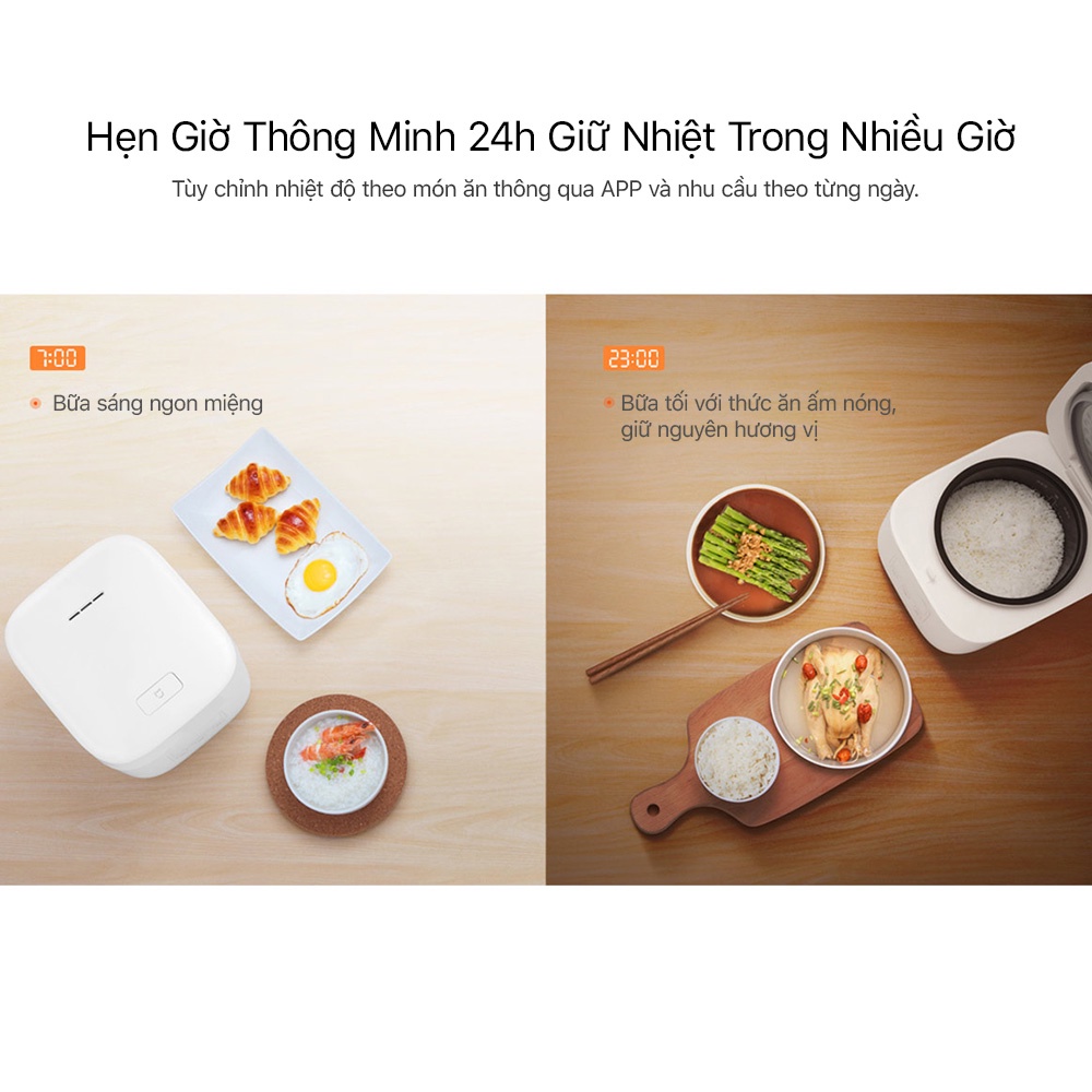 Nồi cơm điện thông minh Xiaomi mijia C1 3L/1.6L Nhiều chế độ nấu / Sử dụng từ 2-4 người