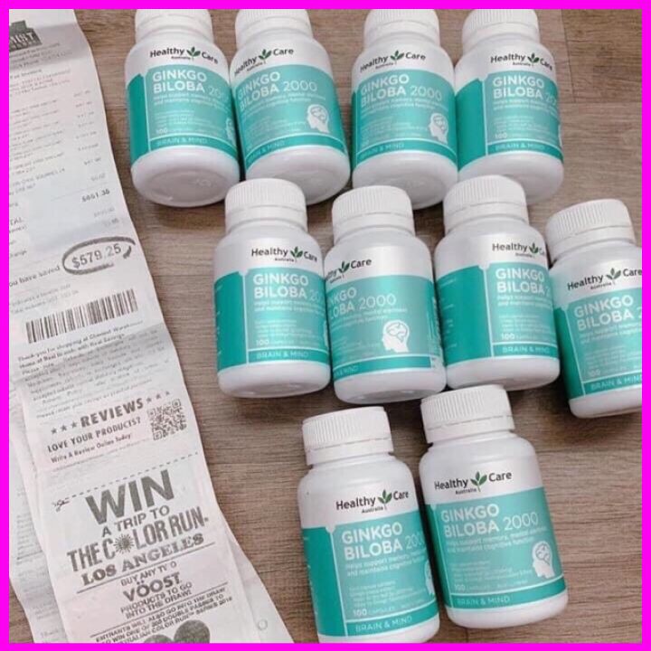 Viên uống bổ não Úc Ginkgo  100 viên