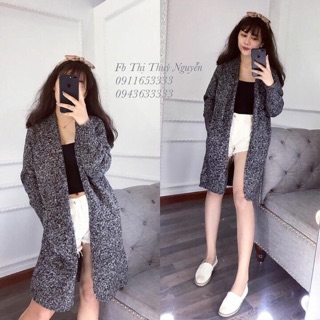  Khoác len tiêu hàng qc chất dày dặn 