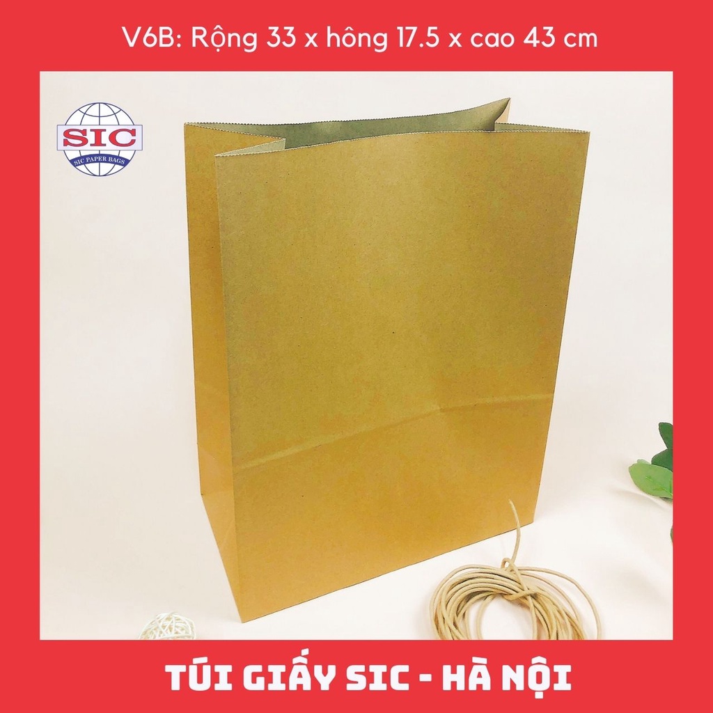 [SET 100 CHIẾC] Túi V6B: 33x17.5x43 cm KHÔNG QUAI  (ẢNH THẬT SẢN PHẢM VÀ VIDEO)