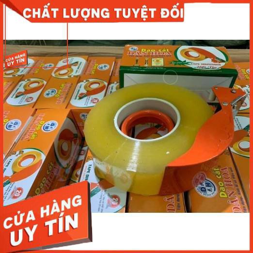 Cắt băng dính cầm tay Dân Hoa 5cm cỡ đại  Văn Phòng Xanh