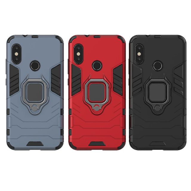 Ốp lưng Xiaomi A2 Lite / Redmi 6 Pro chống sốc Iron Man Iring cao cấp giá đỡ xem phim