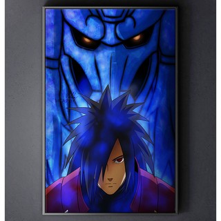 TRANH CANVAS ANIME NARUTO treo tường in theo yêu cầu - Uchiha Madara 2