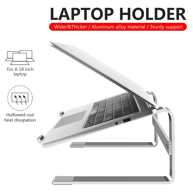 Giá Đỡ Máy Tính, Laptop, iPad, Macbook Hợp Kim Nhôm Cao Cấp L210. Dễ Tản Nhiệt Máy Tính Chống Mỏi Cổ, Vai và cổ tay | BigBuy360 - bigbuy360.vn