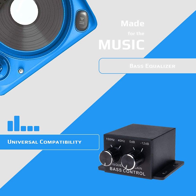 Bộ khuếch đại âm thanh RCA điều khiển từ xa phù hợp cho xe hơi