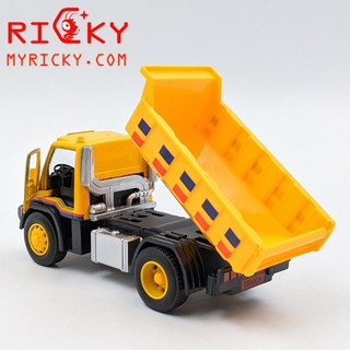 Mô hình xe ben chở đất - xe ben công trình