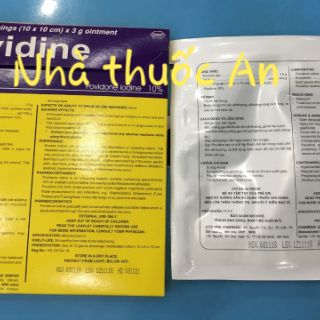 Miếng dán phỏng sát khuẩn povidin