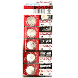 5 Pin CR2025 maxell 3V Lithium chính hãng