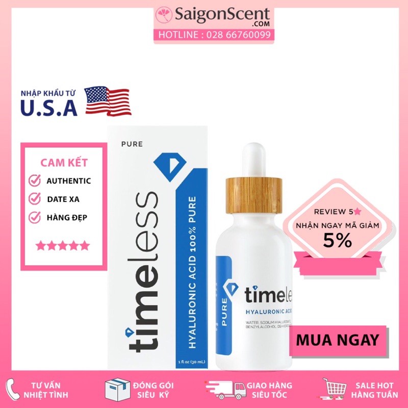 Serum Timeless Hyaluronic Acid ( 30ml )