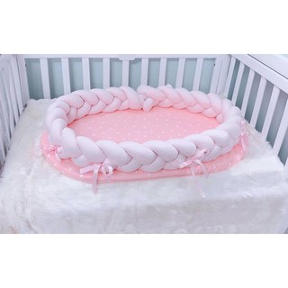 Nôi xoắn chung giường Monmon handmade cho bé - Monnie Kids