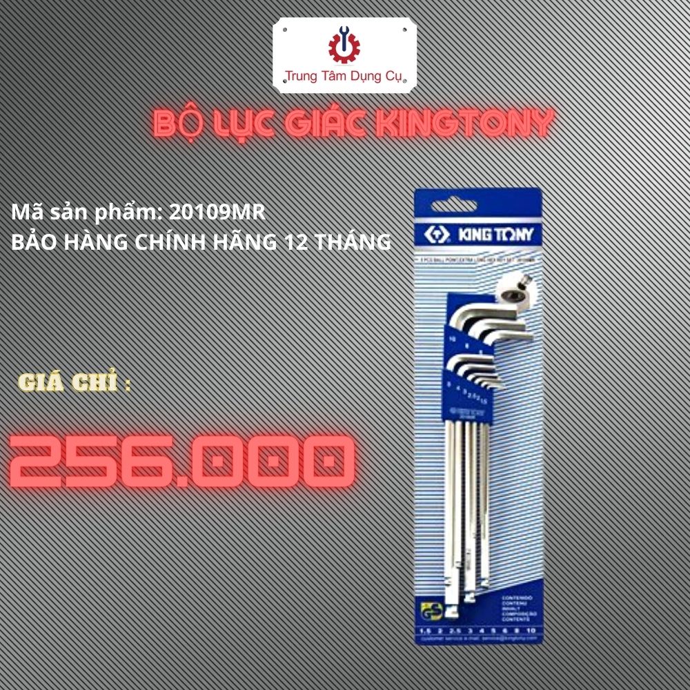 Bộ lục giác KingTony 20109MR