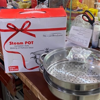 Nồi hấp inox 2 tầng POT size 28cm