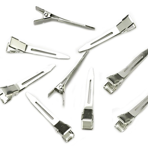 Set 50 Kẹp Tóc Cá Sấu Phẳng DIY Cho Nữ