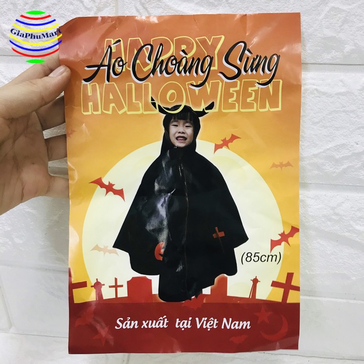 Áo Choàng Halloween - Áo Choàng Sừng - Áo Choàng Người Dơi