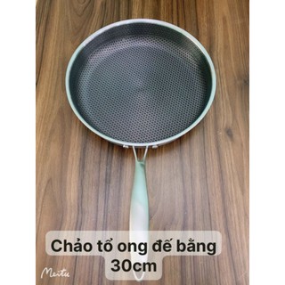 Chảo tổ ong 30cm đế bằng,,