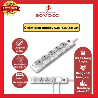 Ổ cắm điện đa năng huntkey szn-507-2.1a , ổ cắm điện giá rẻ