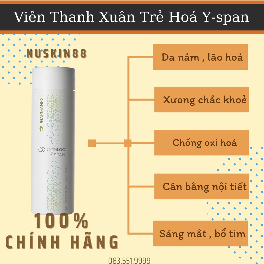 Viên Thanh Xuân AgeLOC Y-Span Nuskin