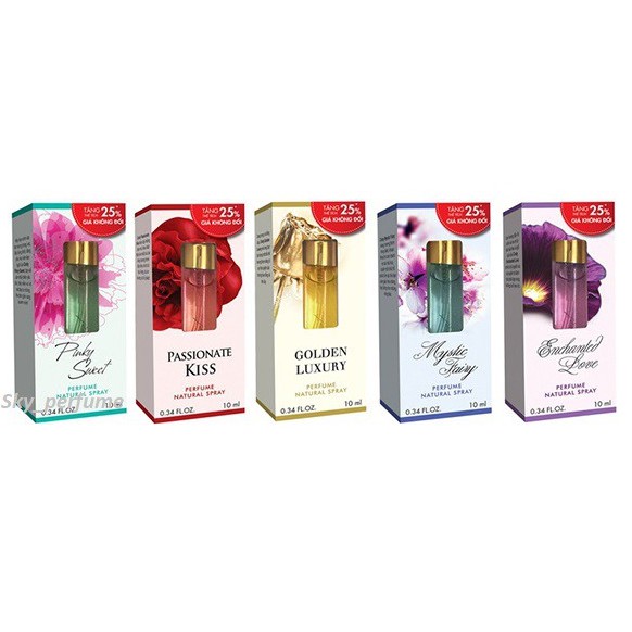 [Nước hoa Cindy - Đủ loại] Nước Hoa Cindy Parfum 10ml/chai | Thế Giới Skin Care