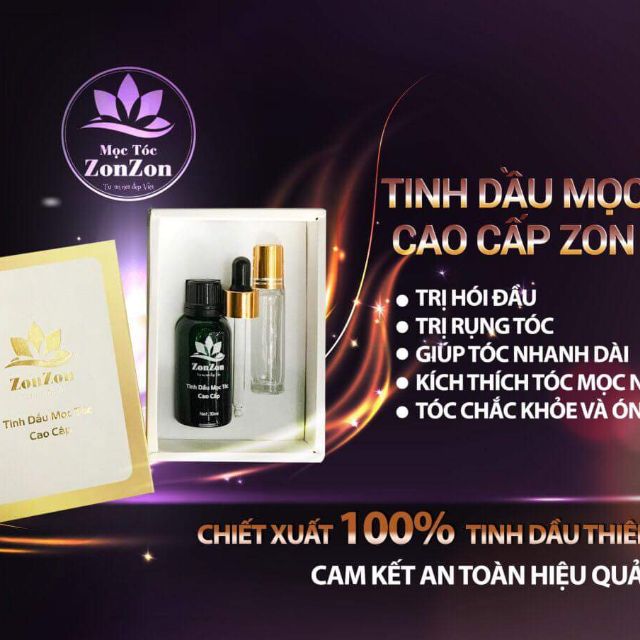 TINH DẦU MỌC TÓC CAO CẤP ZONZON