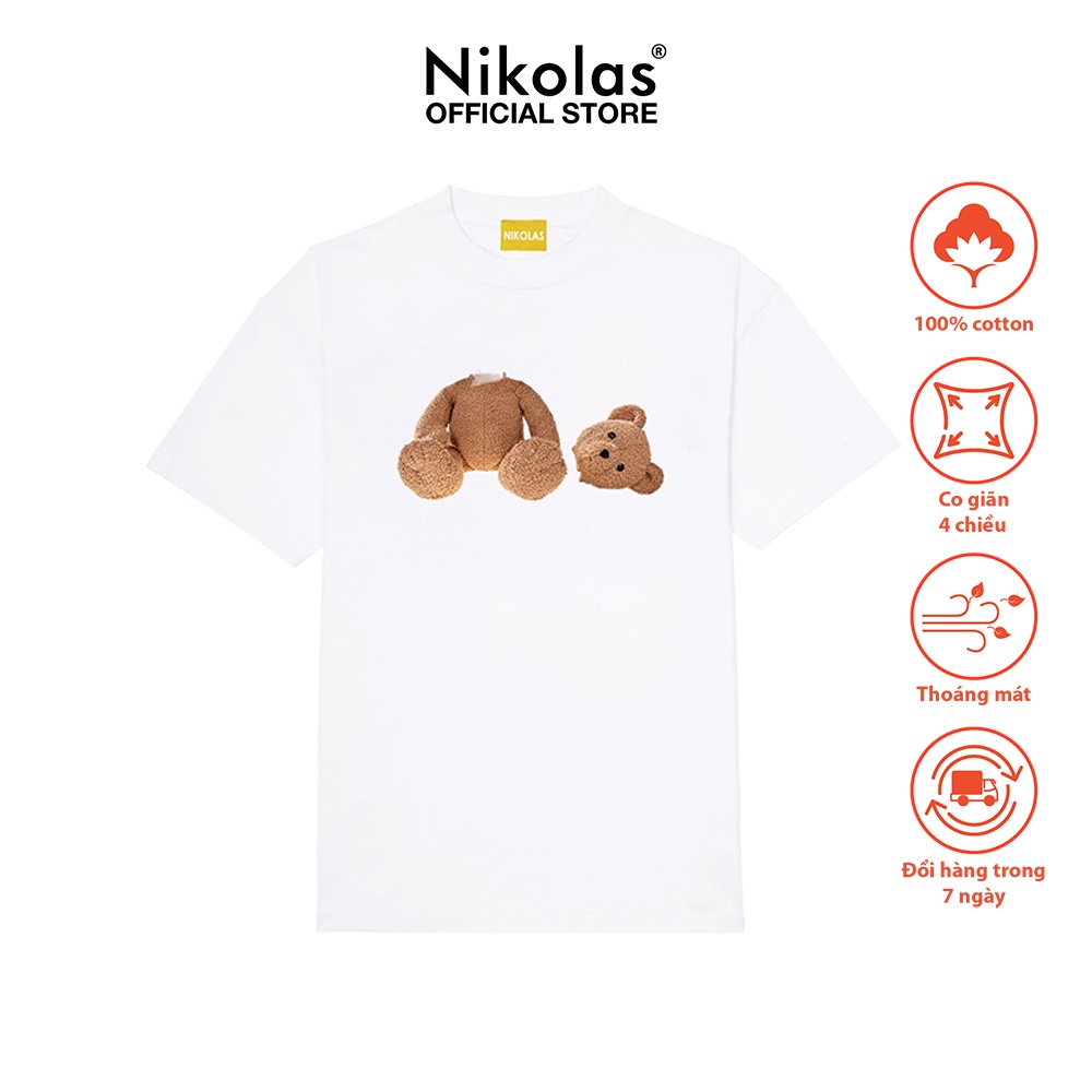 Áo Thun Unisex Nikolas 100% Cotton NBear T-Shirt