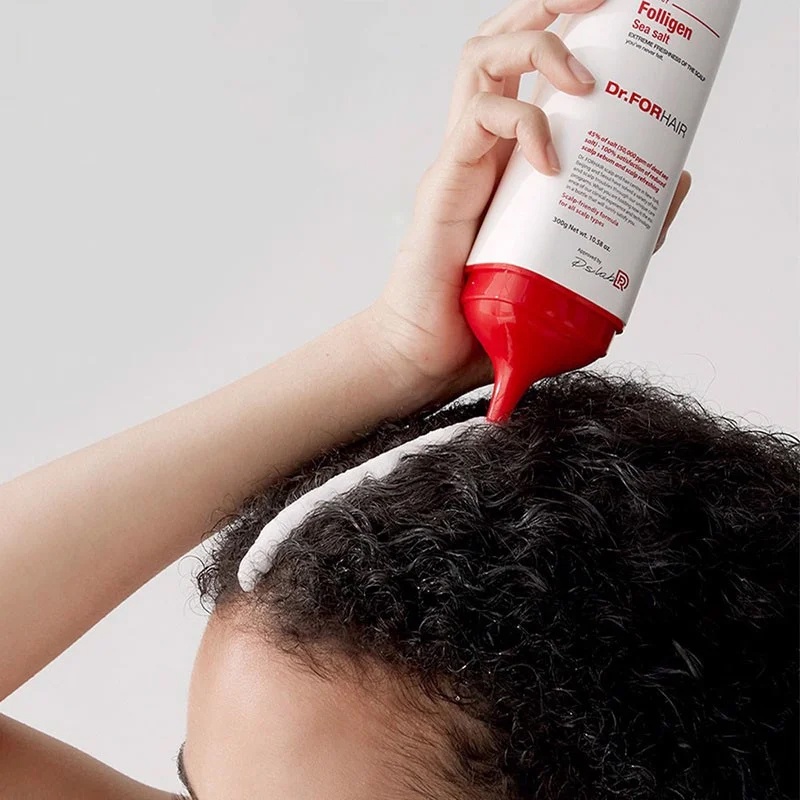Tẩy Tế Bào Chết Da Đầu Muối Biển Giảm Gàu, Giảm Rụng Tóc Dr.FORHAIR Folligen Sea Salt Scaler