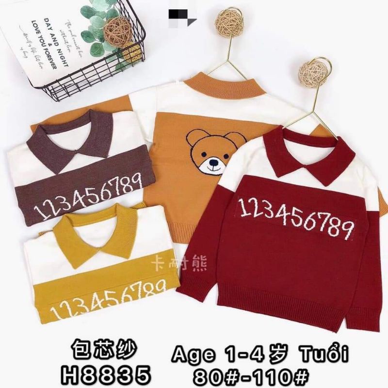 Áo len hàng QC cao cấp có cổ be