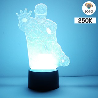 Đèn led3D trang trí Iron Man
