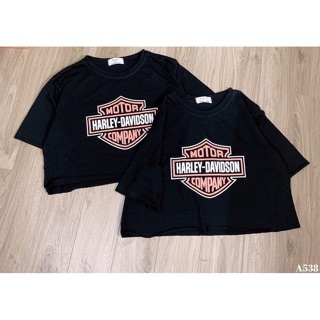 [Áo Nữ ] Áo croptop đen HARLET siêu hot