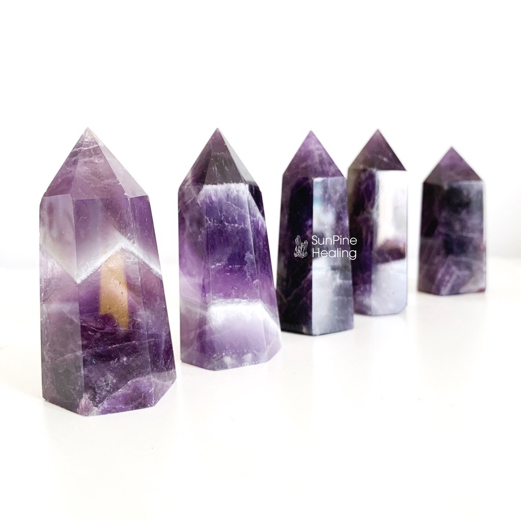 Trụ Thạch Anh Tím - Amethyst | Đá thiên nhiên | Đá năng lượng, phục hồi