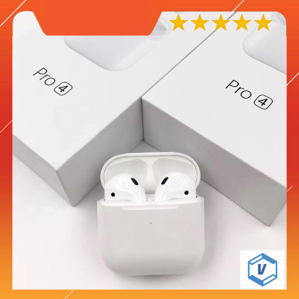 Tai nghe bluetooth không dây ap pro 4 - Âm Thanh Sống Động, cảm ứng 1 chạm, đổi tên , định vị -  [FULL BOX]