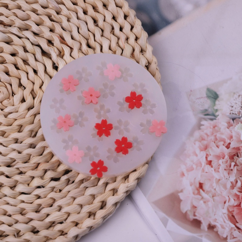 Khuôn Làm Bánh Bằng Silicone Hình Hoa Anh Đào DIY