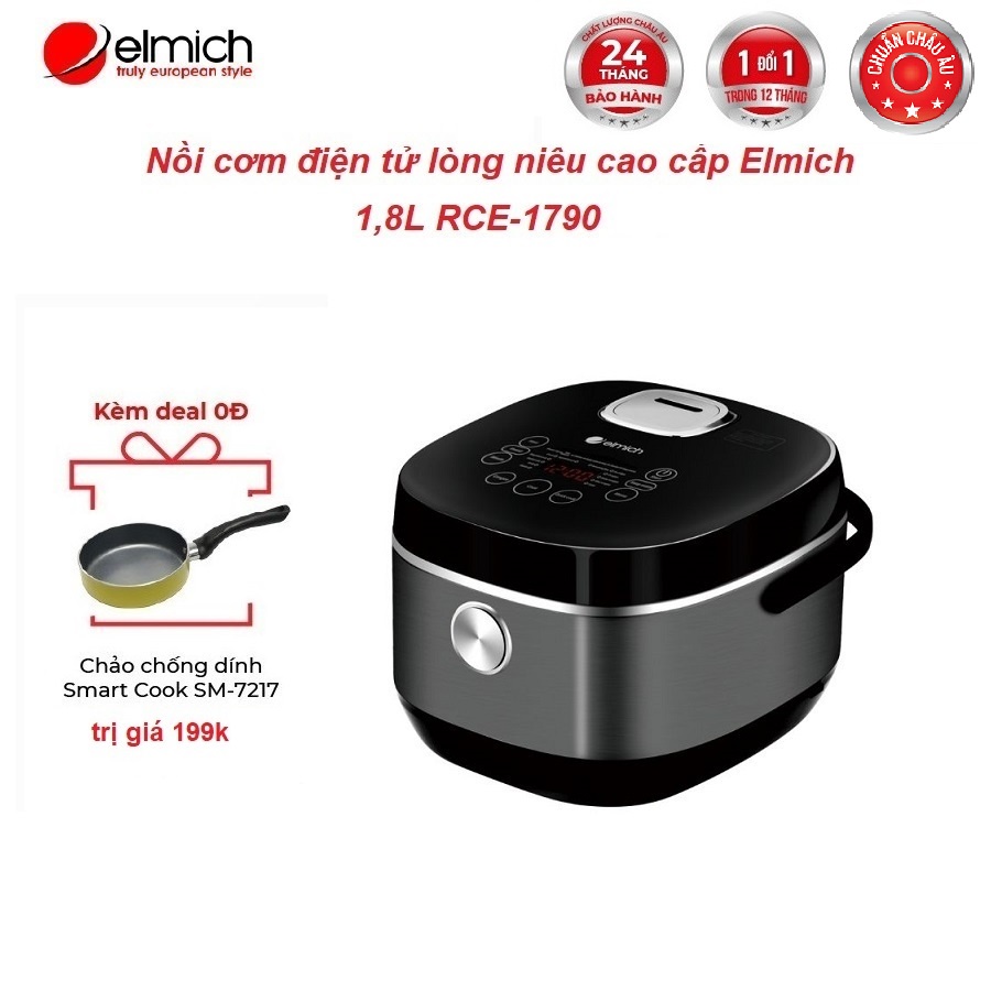 Nồi cơm điện Elmich 1,8L RCE-1790