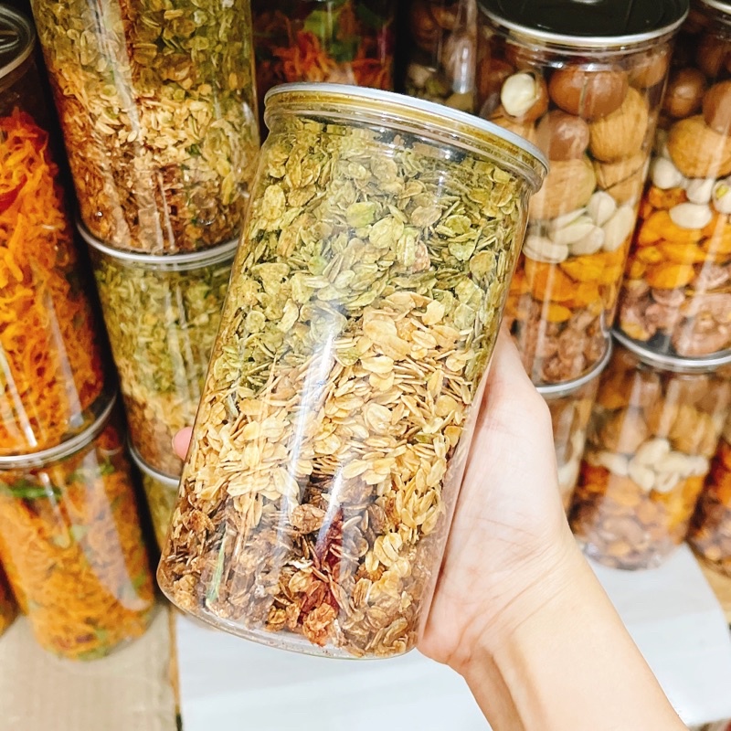 Yến Mạch Mix 3 Vị Giòn Rụm siêu ngon -Lon pet 420gr