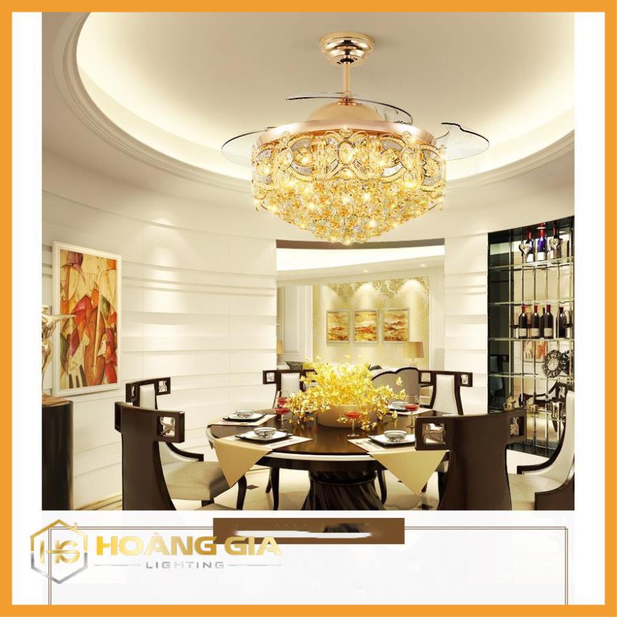 Quạt trần đèn dấu cánh, quạt trần phòng khách ST1812- cánh cụp cánh xòe có 3 chế độ ánh sáng sang trọng-điều khiển từ xa | BigBuy360 - bigbuy360.vn