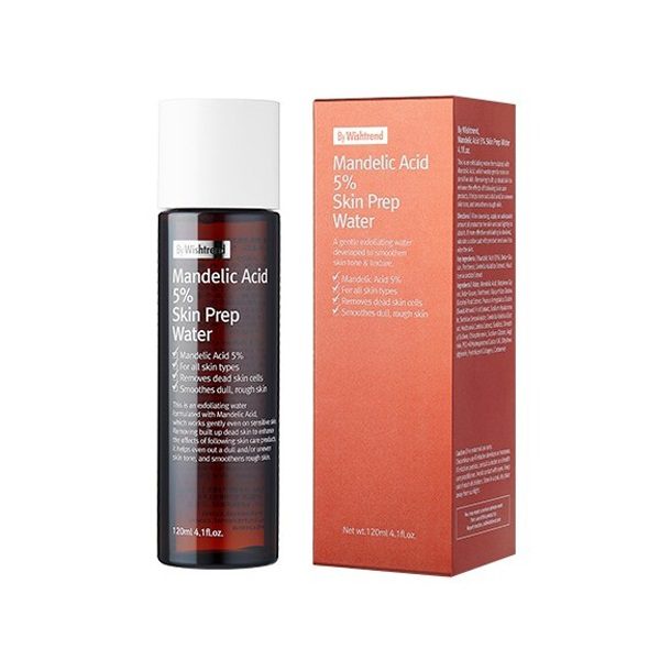 Dung dịch tẩy da chết hóa học By Wishtrend Mandelic Acid 5% Skin Prep Water 120ml