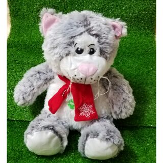Gấu bông con mèo xù Noel to 46cm