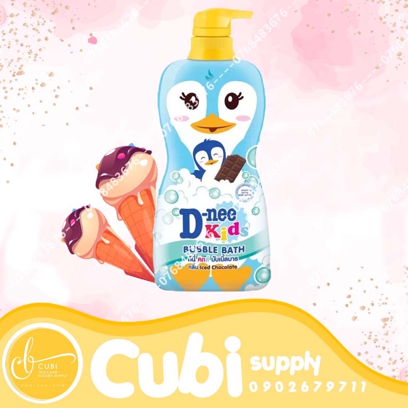 Sữa tắm gội Dnee Kids Hình Thú 400ML - Cánh cụt xanh