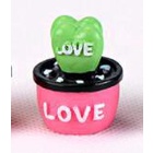 Chậu xương rồng tiểu cảnh chữ love bán lẻ trang trí mô hình, bonsai, tiểu cảnh