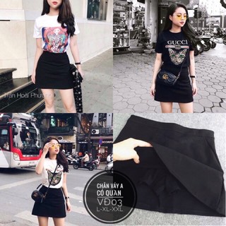 Chân váy A Bigsize size có quần (55-90kg)HOẢ TỐC HCM