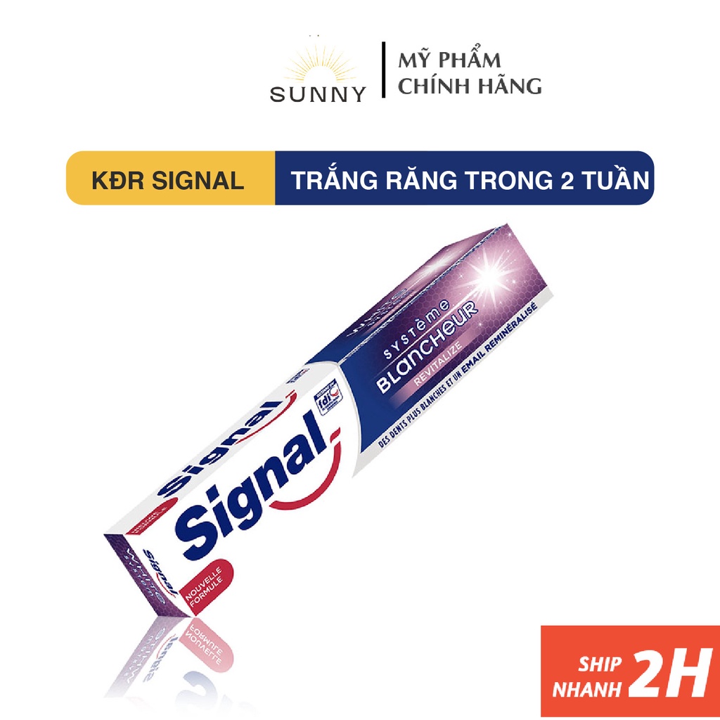 Kem đánh răng dạng ống Signal Système Blancheur 100ml