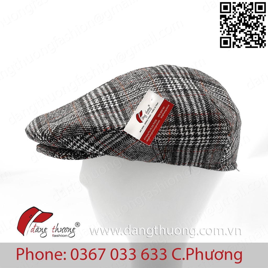 [SHIP HOẢ TỐC ] [CÓ SẴN]Mũ nồi nam DẠ DÀY DẶN caro bere beret nỉ dạ cho người trung niên, cao tuổi phong cách cổ điển mà