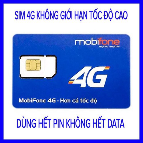 Sim 4g max băng thông Vpbank51 trọn gói không giới hạn dung lượng