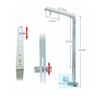 GIÁ TREO ĐÈN BỂ CÁ SUNSUN T3