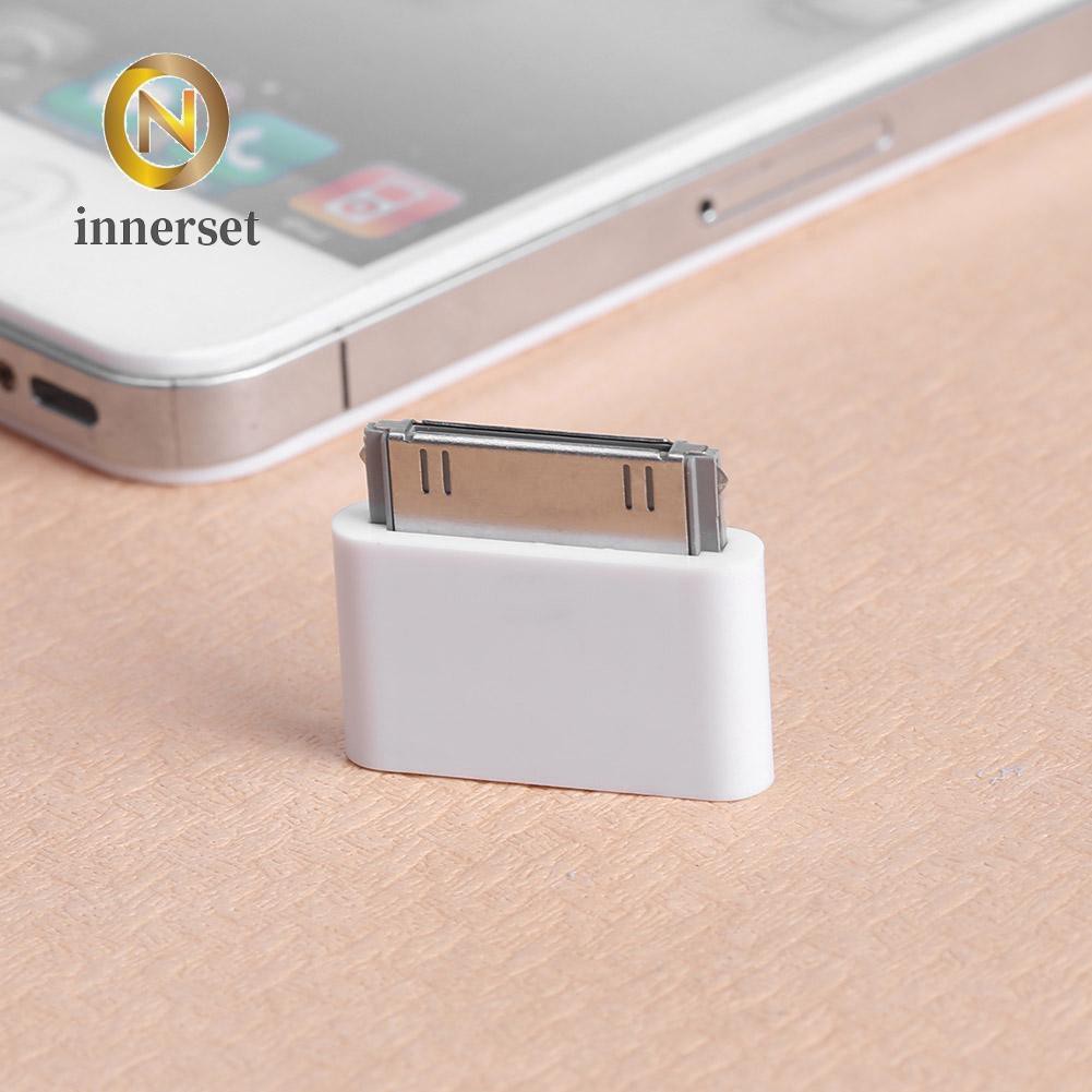 Đầu Sạc Chuyển Đổi Micro Usb Sang Male Cho Apple 30 Pin Iphone4 4s 3g 3gs