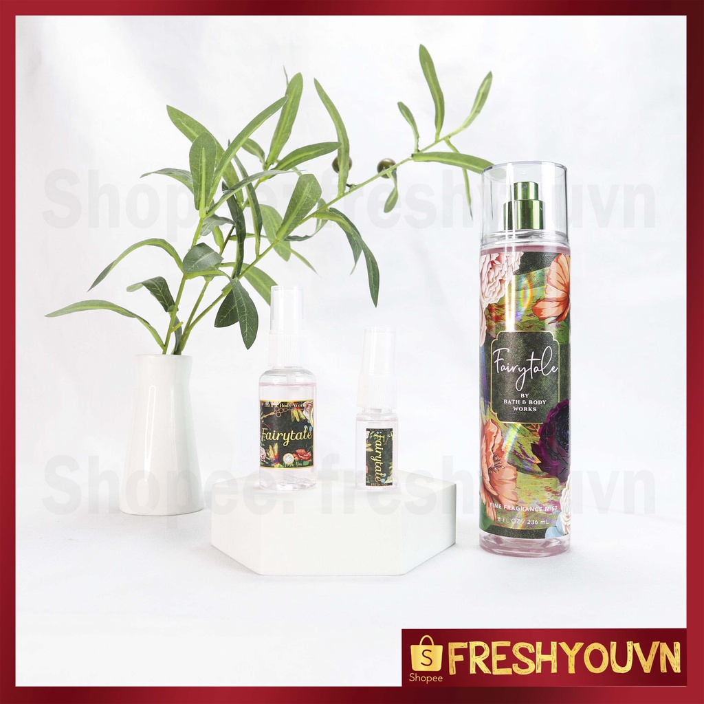 Fairytale  - Xịt thơm toàn thân body mist Bath & Body Works khác  - Ngọt